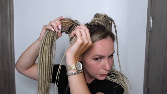 РОГА ИЗ ДРЕД/как легко сделать прическу дьяволицы смотреть онлайн