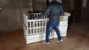 Сборка детской кроватки трансформер Антел