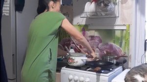 338/Пеку блинчики//Сделали вентиляцию
