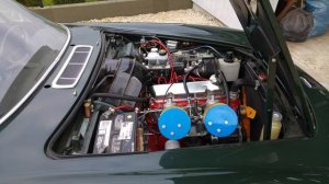 Volvo P1800S 1968 B18 on two carbs SU HS-6