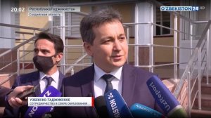 Открытие общеобразовательной школы, построенной узбекской стороной в Таджикистане