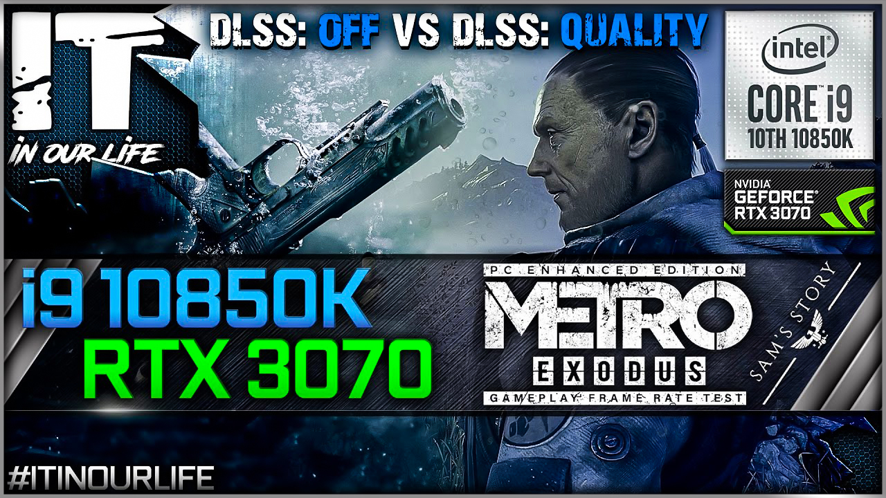 Metro Exodus Enhanced | i9 10850K + RTX 3070 | Gameplay | Frame Rate Test | 1080p, 1440p, 2160p