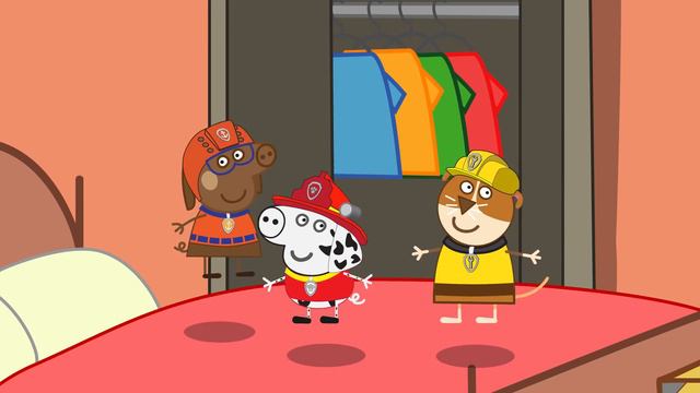 Pigs in PAW Patrol Costumes 5 Little Monkeys Jumping On The Bed смотреть онлайн