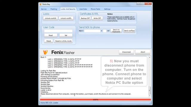 How to UNLOCK via USB NOKIA 7500 Prism using Fenix Key смотреть онлайн