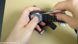 Как поменять ремешок на часах CASIO G-SHOCK, на примере модели GA-100, GA-110