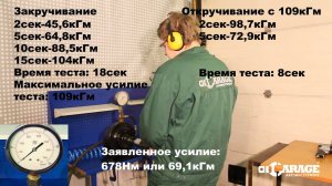 Тест пневматического гайковерта King Tony 33411-050