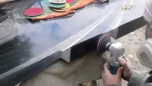Полировка гранитного камня в MNoso studio