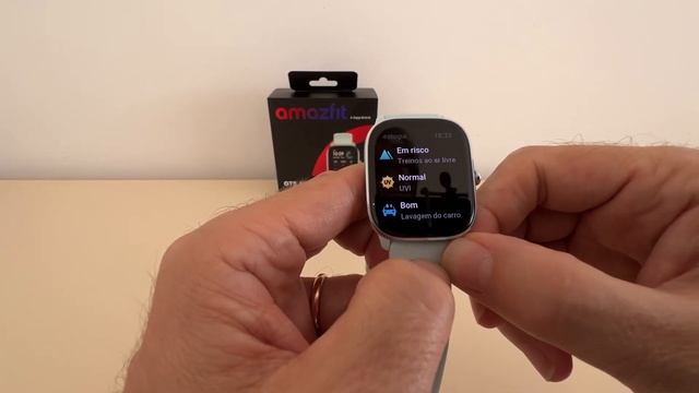 Funcionalidades do AMAZFIT GTS 4 MINI Portugues