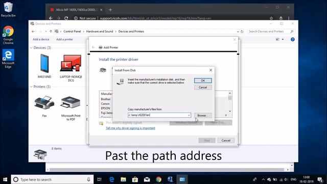 Ricoh Printer Driver Installation in Windows 10 || Teach World || смотреть онлайн