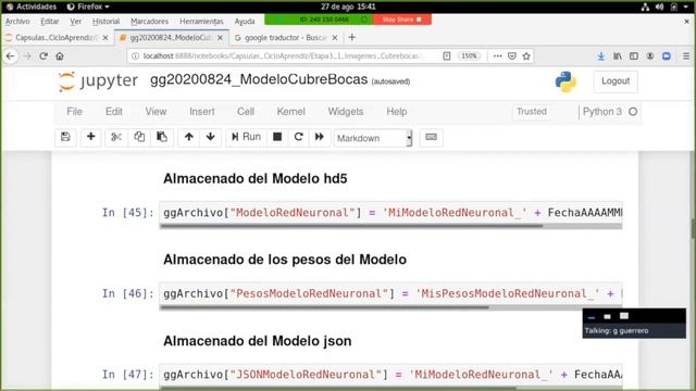 Uso de Inteligencia Artificial: Cubrebocas Si / No, Uso de Red MobileNetV2 - Dr. Gabriel Guerrero смотреть онлайн