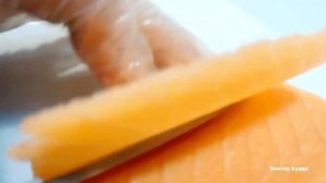 Нарезка лосося для суши и роллов