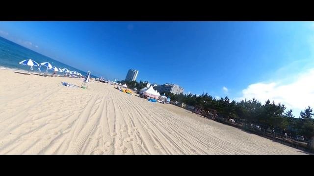 Каннын||пляж Кёнпхо(강릉 경포 해변)||Южная Корея||Хьюга2021г || ПолнаяВерсия