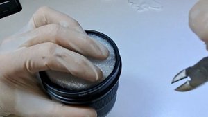 как снять разбитый светофильтр?