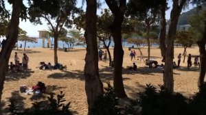 The beach at Repulse Bay, Hong Kong Island