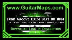 Drum Track 80 BPM Rock Groove