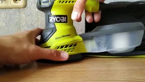 Эксцентриковая шлифовальная машинка Ryobi ros 300a. Распаковка, первые впечатления