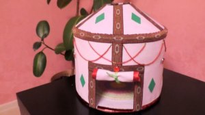 DIY Юрта своими руками Поделка для детского сада