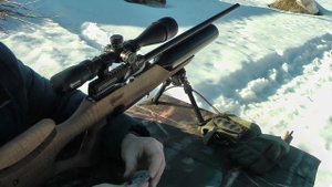 PCP Kuzey K90 к.5.5 - Пристрелка пулями Люман 1,5 г на 55 м