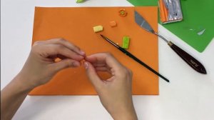 Украшение своими руками. Заколка для волос. Пластика. Урок