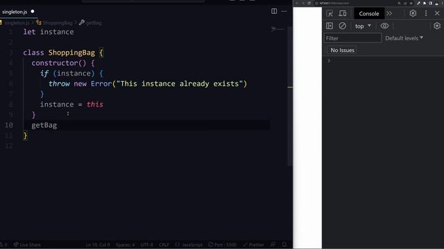 Singleton Pattern EXPLAINED IN 10 MINS | Javascript Design Patterns for beginners