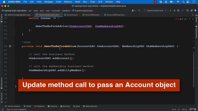 019 AOP - Pointcut Expressions - Coding - Match Method Parameter Types