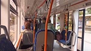 Поездка на Тульском трамвае 71-911ЕМ «Львёнок» - A trip on the Tula tram «Львёнок»