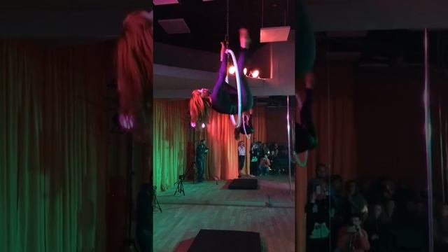мое выступление на воздушном кольце