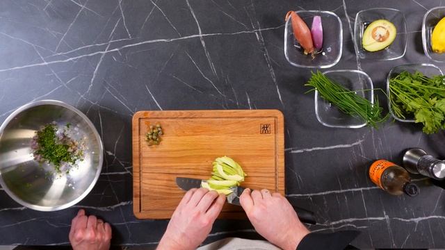 Тартар из лосося | Серия кухонных ножей All Star | Поварские ножи Zwilling смотреть онлайн