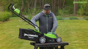 Газонокосилка Greenworks G40LM35