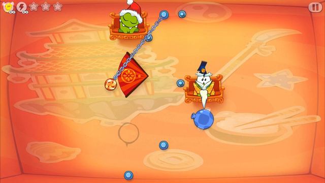 Cut The Rope: Time Travel - Level 9-6 [Asian Dynasty] 3 Stars Walkthrough смотреть онлайн