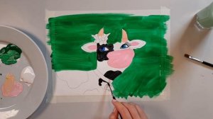 How to draw Cow! // Как нарисовать корову!