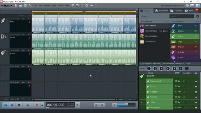 Making Music With MAGIX Music Maker FREE 2017