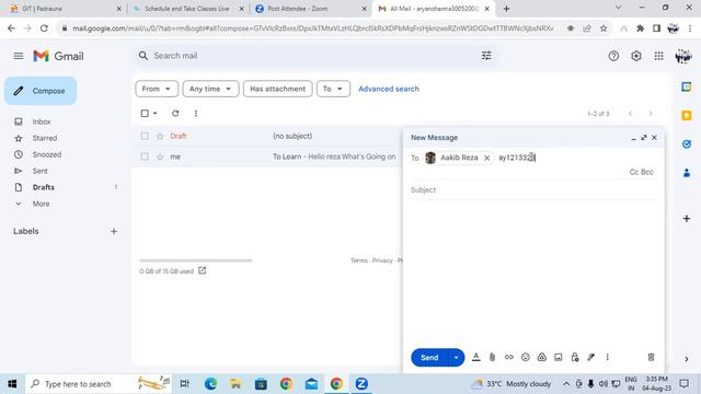 How to attached File and Send Email in Internet | GIT Education смотреть онлайн