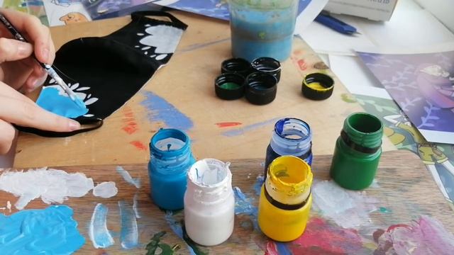 РИСУЮ НА МАСКЕ смотреть онлайн