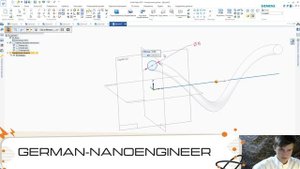 Solid Edge (5 урок, создание модели с помощью функции спираль)