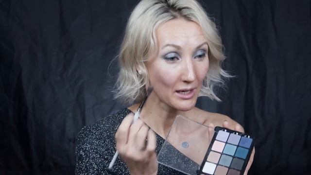 Новогодний макияж Смоки Айс. Подробное видео.