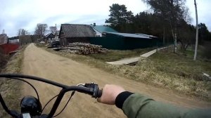 Самодельный мопед с двигателям от мотоблока