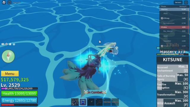 NEW Kitsune Fruit Bounty hunting + Showcase! | Bloxfruits Roblox смотреть онлайн