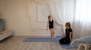 Художественная гимнастика для начинающих: 7 тренировка 2 этапа