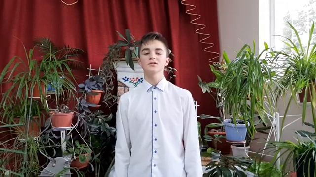 Невинный Максим Павлович, 15 лет, С. А. Есенин 'Грубым дается радость...' смотреть онлайн