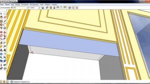 Проект кухни в Скетчап