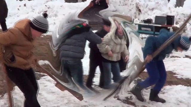Село Сидельниково МарийЭл 2016г. Масленица.  Часть вторая