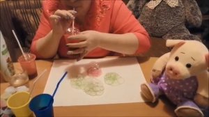 Мастер   класс Рисуем мыльными пузырями