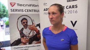 Denisa Allertová na turnaji Advantage Cars Prague Open 2016