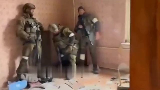 Перестрелка чеченских батальонов с боевиками ВСУ