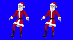 Дед Мороз на хромакее. Танец Деда Мороза. Мультики с Дедом Морозом. Новогодние футажи