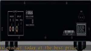 Yamaha CD-S303 Single CD Player, Black