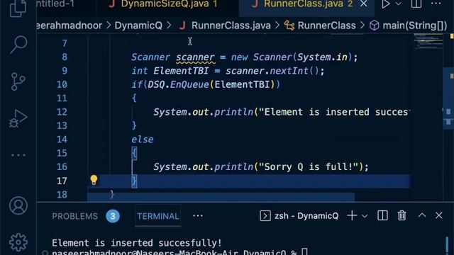 Dynamic Size Q implementation in Java -Persian смотреть онлайн