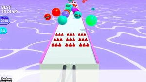 Ball Run 2048 Merge Number - Gameplay Walkthrough Part 2 Infinity Mode 1024AD (Android, iOS)