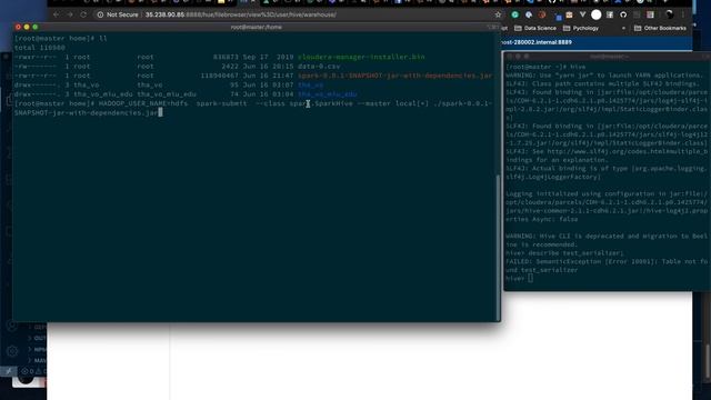 Demo Hive Spark SQL смотреть онлайн